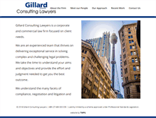 Tablet Screenshot of gillard.com.au